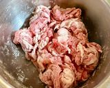 旨み爆弾！梅ポン生姜の牛コマ！作り方3写真