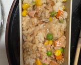 レンジ簡単洋風梅クリーム味オムライス弁当作り方8写真