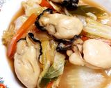 簡単☆蒸し牡蠣と白菜のとろとろ旨煮炒め作り方5写真