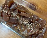 ビンチョウマグロの漬け作り方4写真