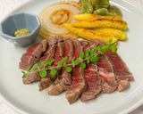 シンプルに塩とわさびで牛ヒレステーキ作り方5写真