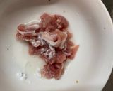 簡単中華風オイレモン味回鍋肉青椒肉絲風作り方1写真