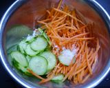 簡単！牛野菜のポン酢和え作り方1写真