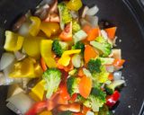 酢鶏　キャベツ&じゃがいもスープ作り方5写真