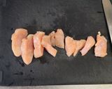 鶏むねとキャベツの梅しそ和え作り方1写真