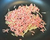 生姜たっぷり豚ひき肉の焼きめし作り方3写真
