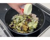 なすときゃべつの豚ぽん酢バター炒め★動画あり★作り方19写真