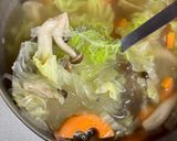 生マロニーと白菜のスープ煮♪作り方5写真