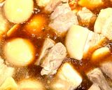 豚バラ肉と玉子のナンプラー煮込み作り方2写真