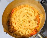 ピリ辛トマトクリームスープパスタ作り方9写真