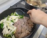 キャベツとひき肉の味噌炒め作り方2写真