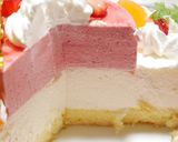 二段重ねのベリー＆チーズムースケーキ作り方38写真