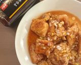 焼肉生だれとお酢でしっとり柔らか酢鶏肉作り方11写真