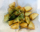 揚げ焼きで簡単★素揚げポテト【のり塩味】作り方7写真