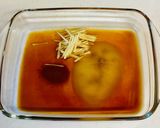 レンジ、カレイの煮付け！作り方1写真