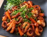 旨辛！屋台料理 チュクミポックム（イイダコ炒め）作り方11写真