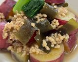 さつま芋♡と早煮昆布と鶏ひき肉のうま煮♪作り方9写真