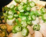 鶏肉と厚揚げのオクラチャンプルー作り方2写真
