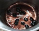 パンケーキ（ホットケーキ）黒豆ソースかけ作り方2写真