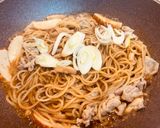 水漬けパスタで八丁味噌煮込みバターパスタ作り方5写真