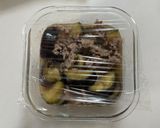レンジで簡単！ご飯泥棒ナスの中華そぼろ煮作り方8写真