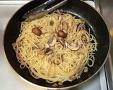 焼き秋刀魚とマッシュルームの絶品パスタ作り方7写真