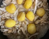 栗ときのこのおこわ作り方3写真