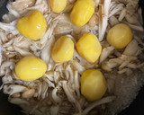栗ときのこのおこわ作り方3写真