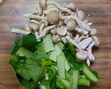 ヨウサマの減塩小松菜としめじのお浸し作り方1写真