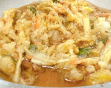 かき揚げたまごとじ丼作り方2写真