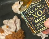 赤玉ねぎとＸO醬入豚肉の　サラダ作り方3写真