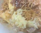 簡単お好み焼き　焼きそば入り作り方12写真
