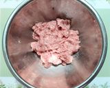簡単今日の夕飯！茸チーズハンバーグ肉料理作り方5写真