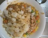 レンジ簡単オイきな粉梅味オムライス弁当作り方7写真