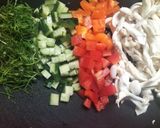 夏野菜マリネ🇪🇸スペインバル風🍺火不要！サルピコン作り方1写真