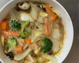 お一人様オイ味噌味根菜たっぷり野菜炒め作り方20写真