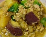 さつま芋と鶏そぼろのカレー煮♪作り方6写真
