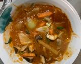 お一人様簡単洋風キムチチリ味豆腐野菜炒め作り方17写真