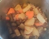 圧力鍋で作る🐮牛すじと根菜の味噌煮込み作り方9写真