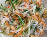 大根と水菜と蒸し大豆のサラダ♪作り方4写真