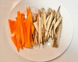 甘辛鶏ごぼうのりまき作り方1写真