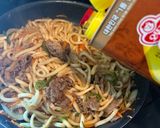 コストコのプルコギで焼きうどん作り方6写真