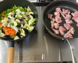 彩り豊かで栄養満点な鶏肉と野菜の炒め物作り方2写真