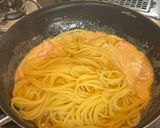 簡単！カフェ風サーモンのクリームパスタ作り方6写真