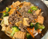 合挽肉と厚揚げの中華風炒め作り方4写真