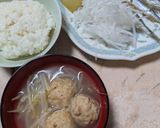 簡単★市販の肉団子の中華風もやしスープ作り方2写真