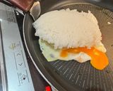 シンプル！春菊のチャーハン作り方4写真