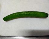 白菜キムチとキュウリのたたき合え作り方1写真
