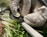 蒸し鶏とツナのわさびマヨネーズ和え作り方3写真