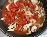 ⭐︎濃厚⭐︎鶏肉とキノコのトマト煮作り方5写真